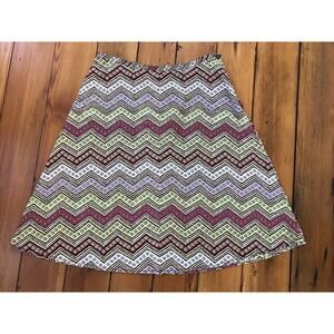 Royal Robbins Lightweight Cotton Flared Pockets Travel Ethinc Boho Skirt 12 33"